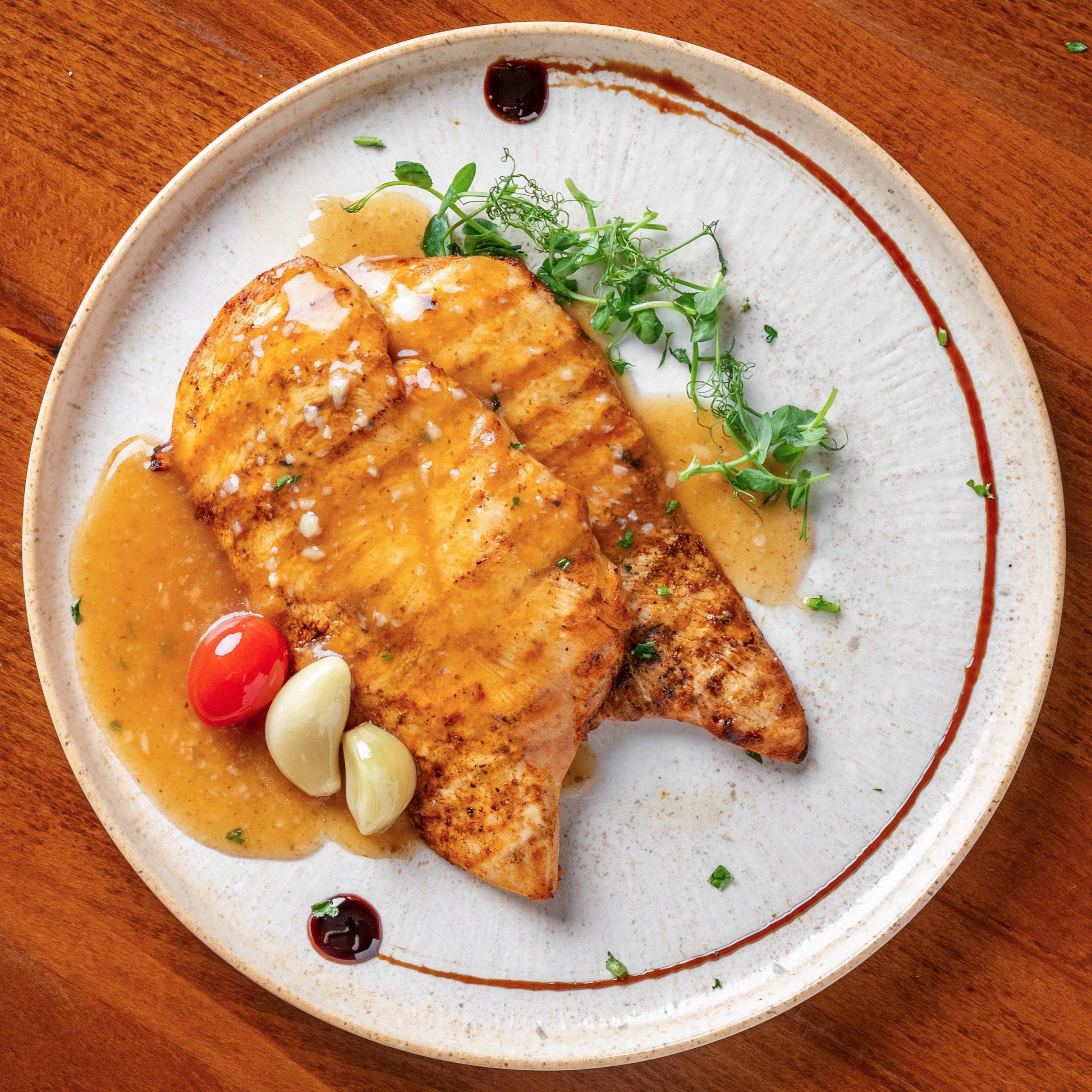 Chicken Breast Garlic Sauce.