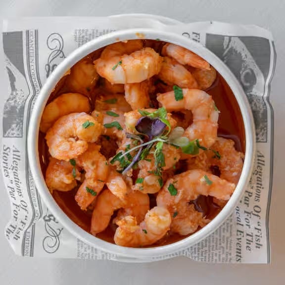 Shrimp in Garlic Sauce.