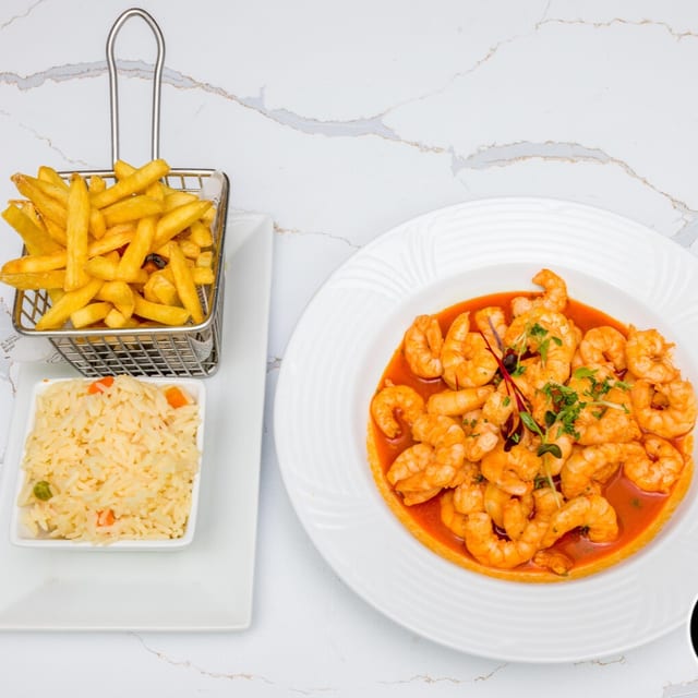 Shrimp in Garlic Dinner.