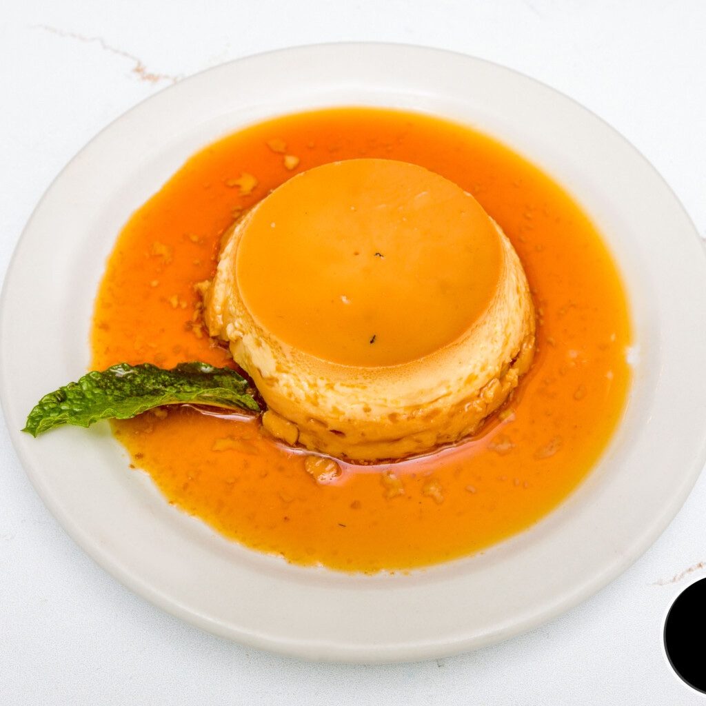Homemade Brazilian Flan.