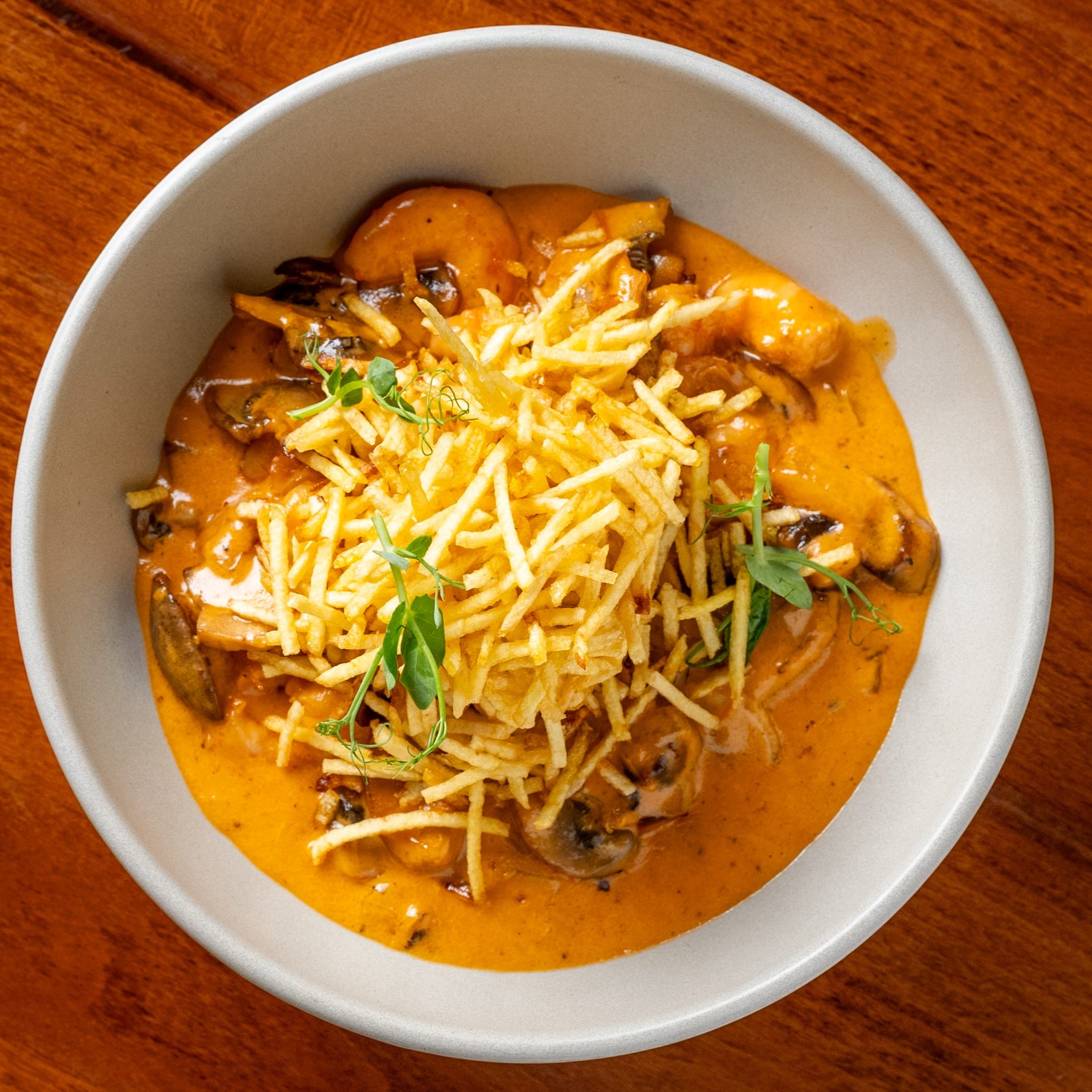 Stroganoff (Chicken or Beef).
